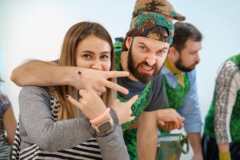 Корпоратив на День строителя в Ufa с уличными активностями