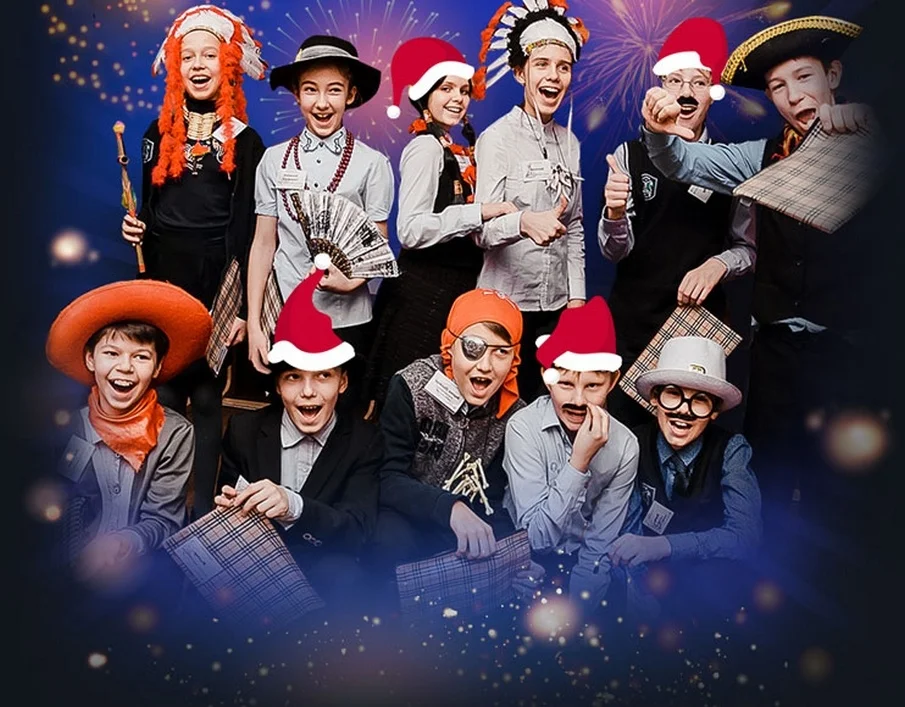 Новый год в школе в Уфе.